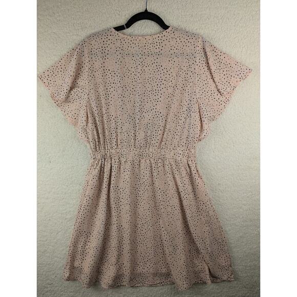 Schein Women's Size 8/10 Orange Colored Floral Print Knee Length Dress - Picture 7 of 9